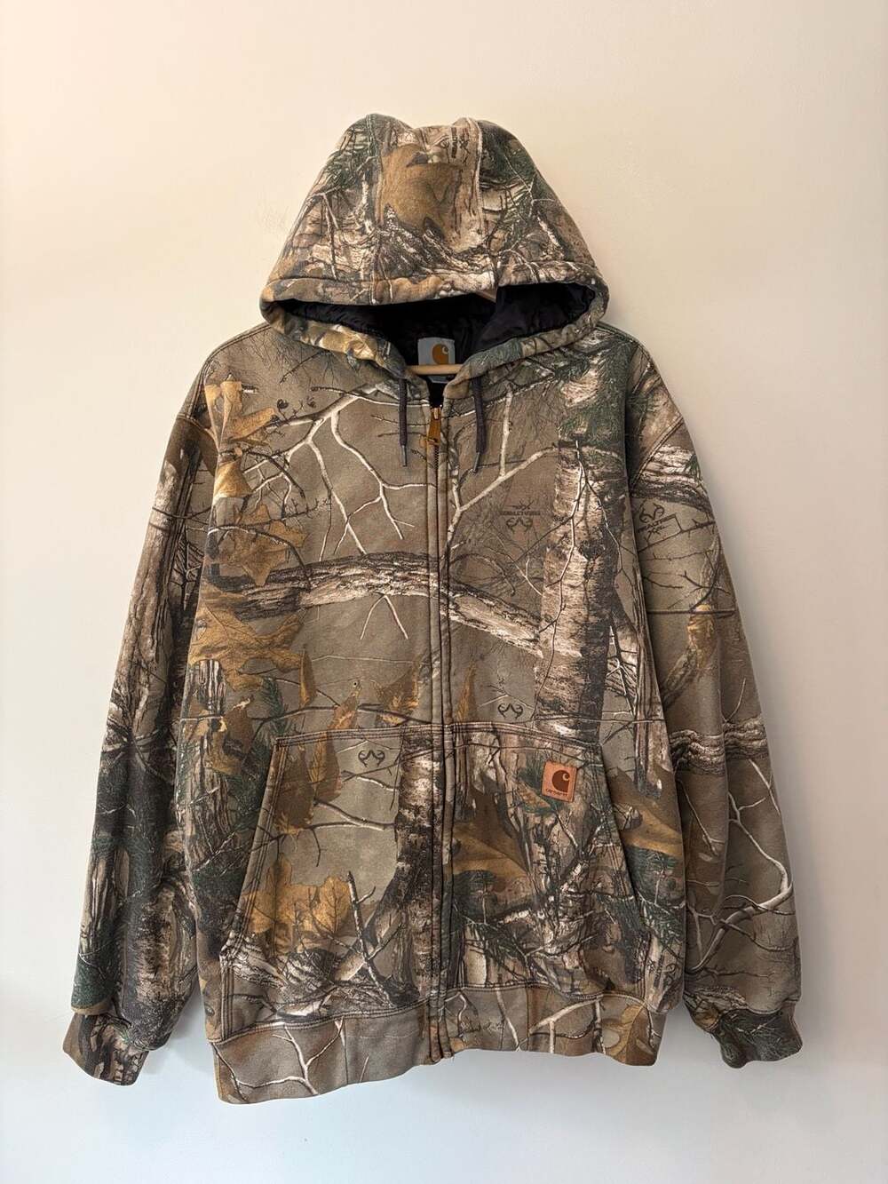 VINTAGE REALTREE CARHARTT HOODIE SIZE L